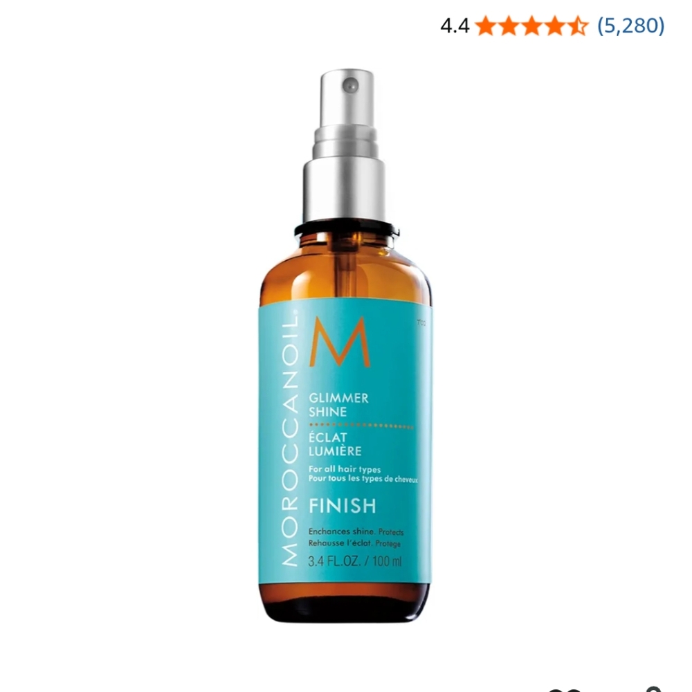 Moroccanoil Glimmer Shine Finish Spray - Blue and Brown